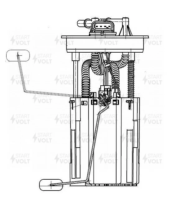 Модуль топливного насоса для ам Chery Tiggo T11 (05-)Tiggo 3 (14-) 1.6i STARTVOLT SFM 2507