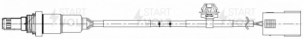 Датчик кислорода Mazda 3 BM (13-)/6 (13-)/CX-5 (11-) 2.0i/2.5i до кат. STARTVOLT VS-OS 2502