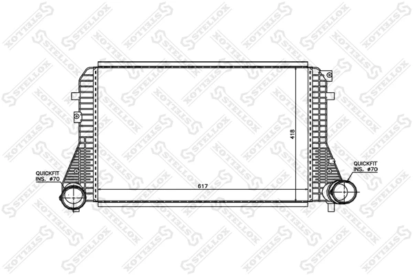 10-40038-SX_ИНТЕРКУЛЕР! AUDI A3, VW GOLF/TOURAN/CADDY ALL 03> Stellox 1040038sx Stellox 1040038sx