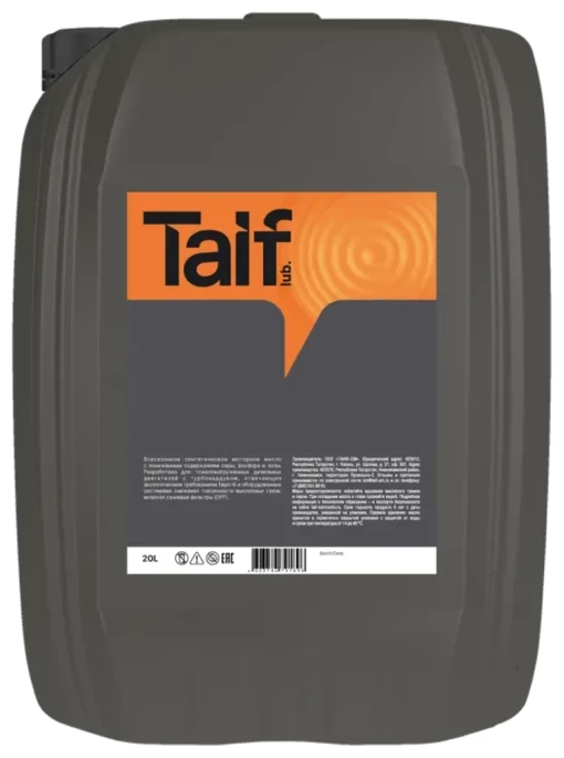 Моторное масло Taif Tact 10W-40 синтетическое 20 л