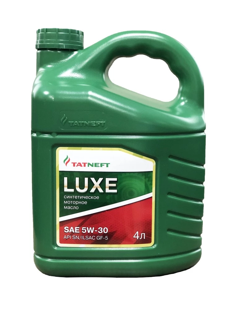 Моторное масло Tatneft Luxe 5W-30 синтетическое 4 л