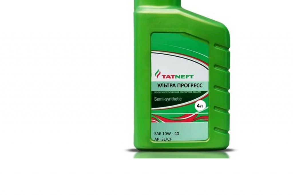 Моторное масло Tatneft Прогресс 10W-40 полусинтетическое 4 л