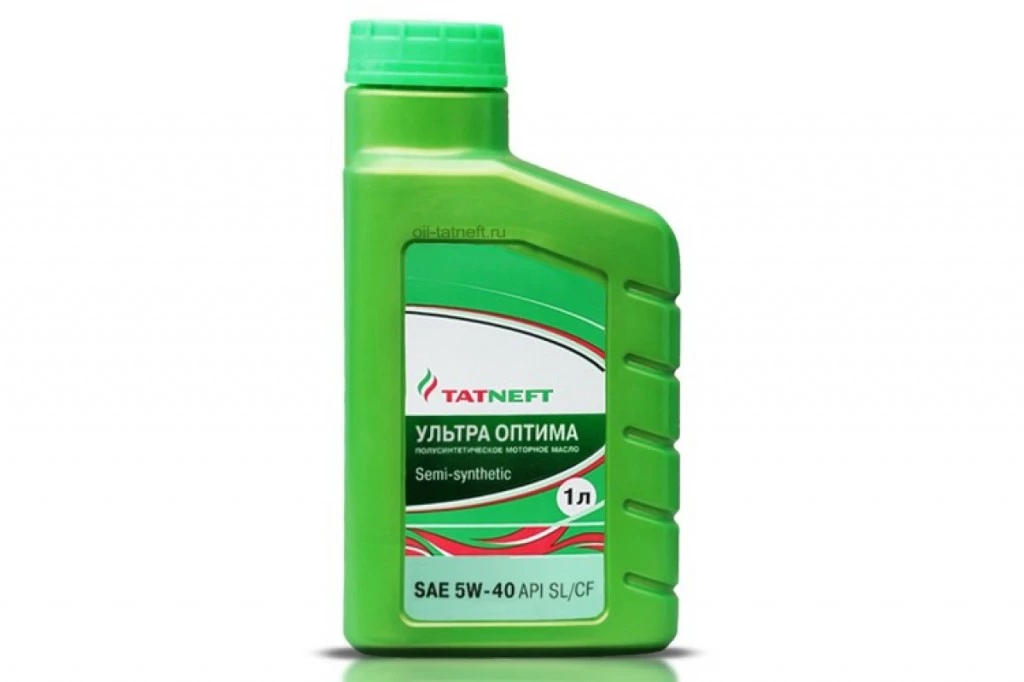 Моторное масло Tatneft Ультра-Оптима 5W-40 полусинтетическое 1 л