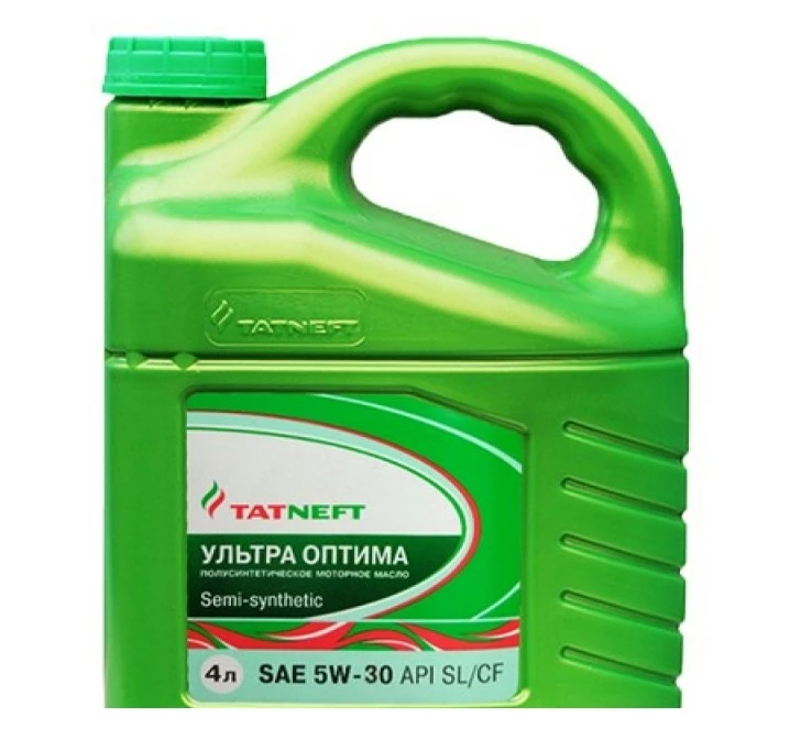 Моторное масло Tatneft Ультра-Оптима 5W-40 полусинтетическое 4 л