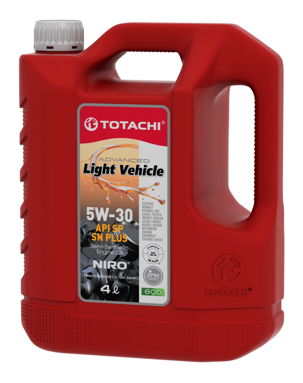 Моторное масло Totachi Niro LV Semi-Synthetic 5W-30 полусинтетическое 4 л
