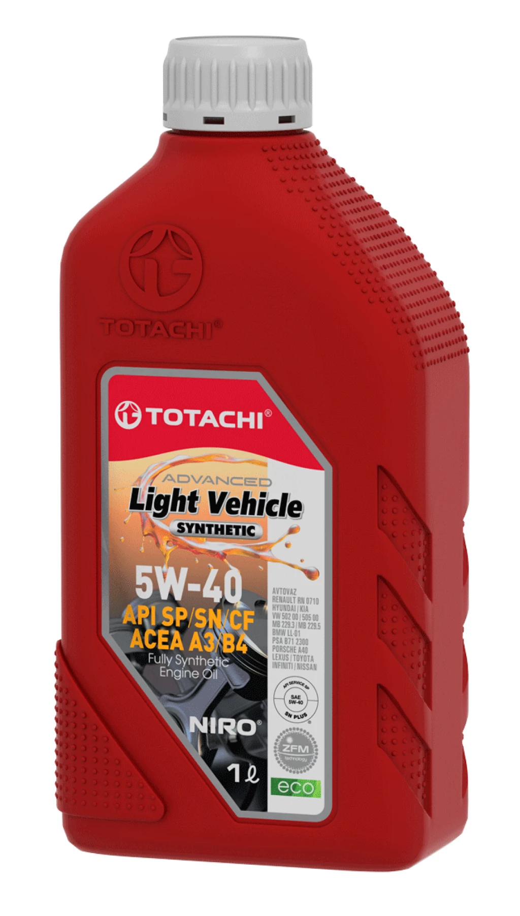 Моторное масло Totachi Niro LV Synthetic 5W-40 синтетическое 1 л
