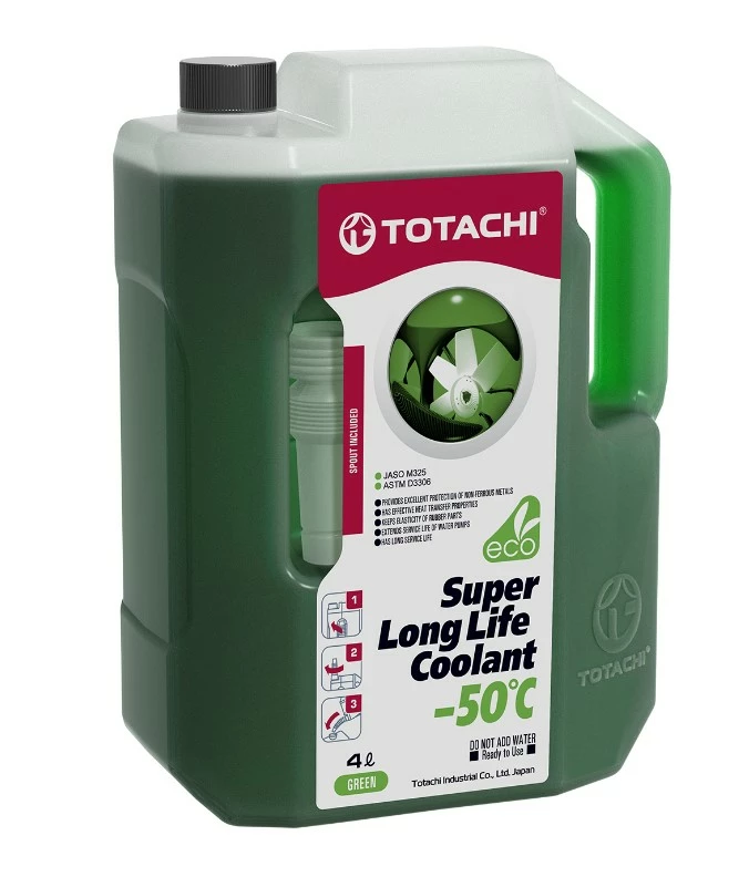 Антифриз Totachi Super Long Life Coolant -50°С зеленый (арт. 41704)