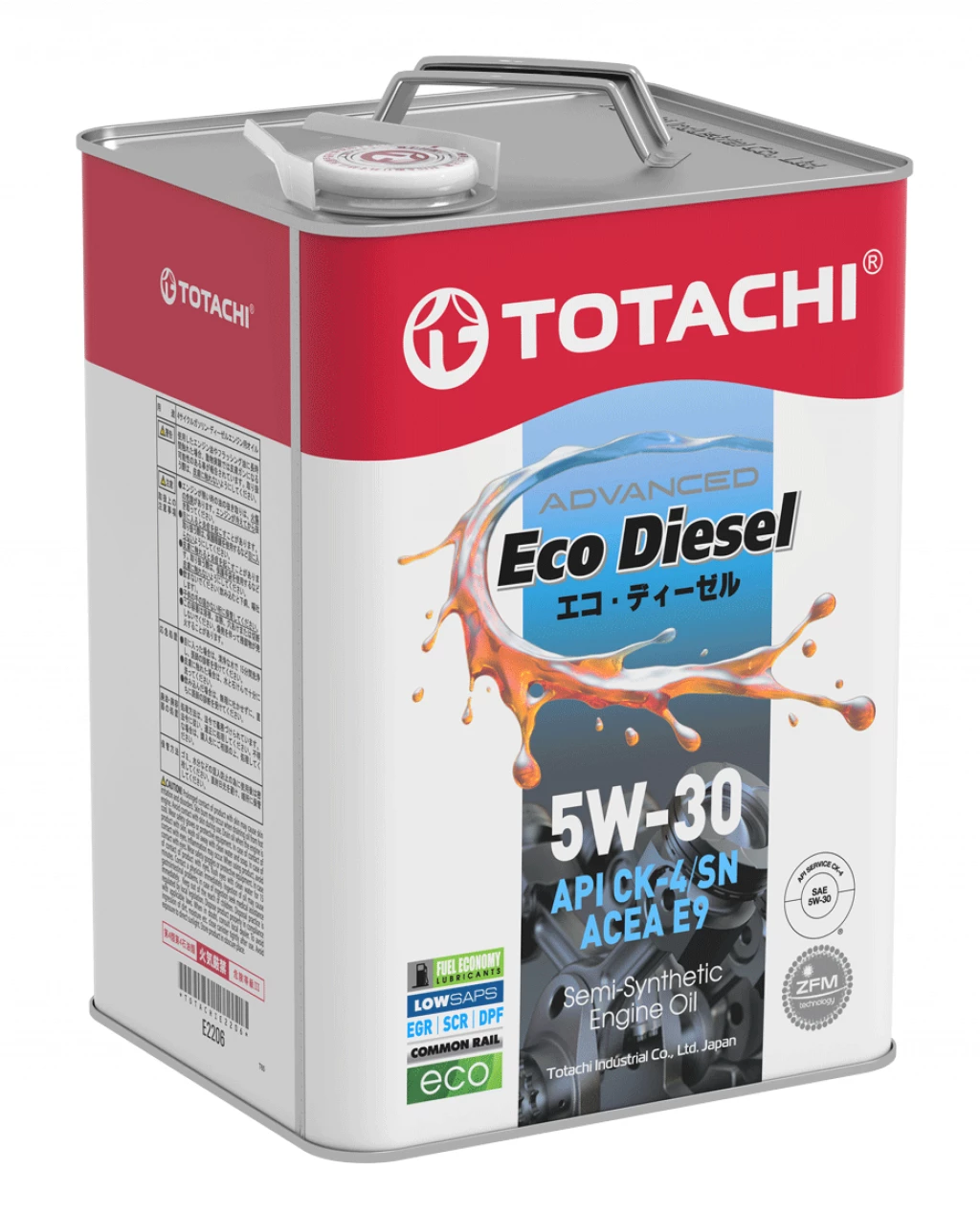 Моторное масло Totachi Eco Diesel 5W-30 полусинтетическое 6 л