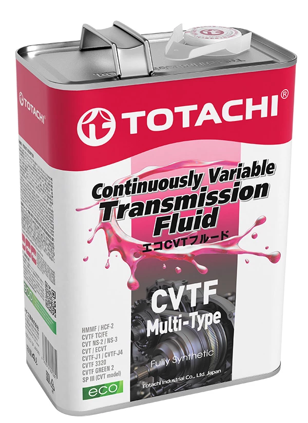 Масло трансмиссионное Totachi ATF CVT Multi-Type синтетическое 4 л