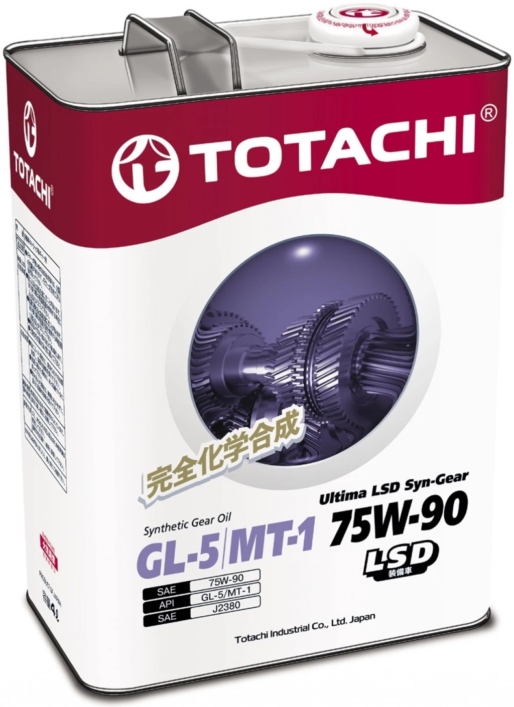 Масло трансмиссионное Totachi Ultima LSD Syn-Gear 75W-90 синтетическое 4 л