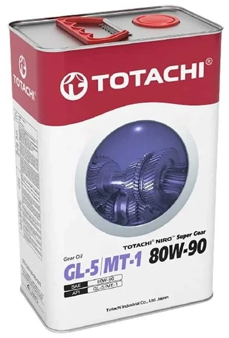 Масло трансмиссионное TOTACHI NIRO Super Gear 80W90 GL5MT1 (4 л)