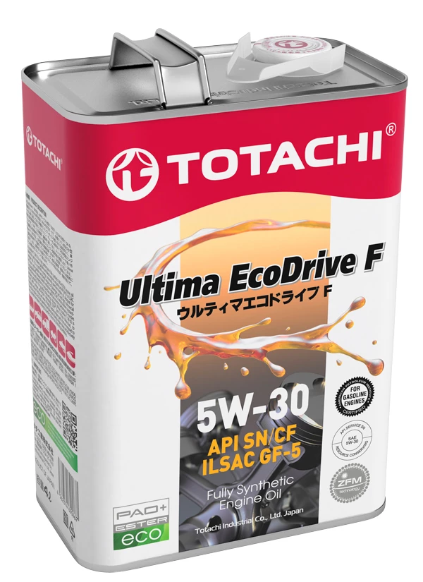 Моторное масло Totachi Ultima EcoDrive F 5W-30 синтетическое 4 л + 1 л