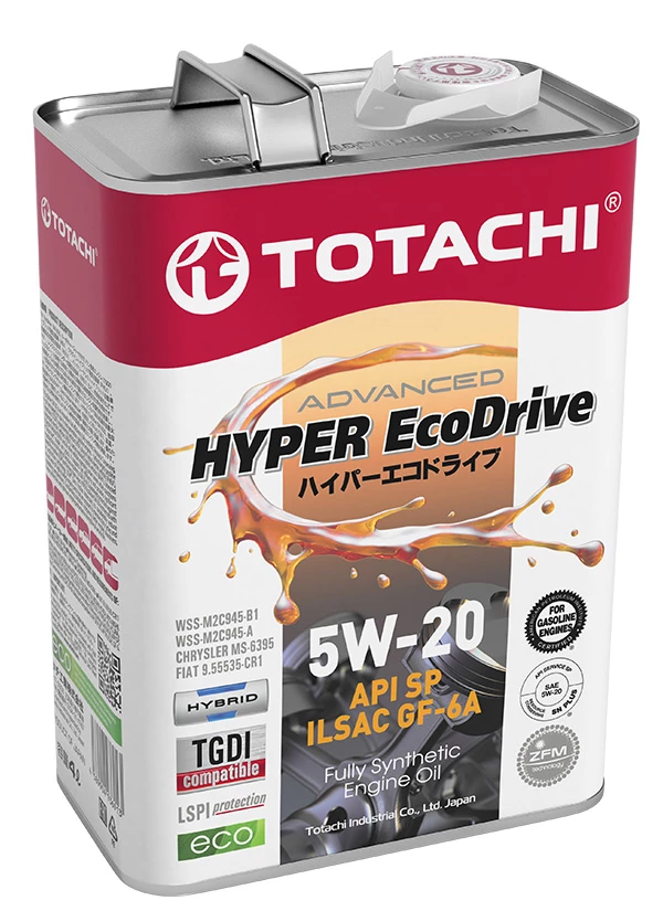 Моторное масло Totachi HYPER Ecodrive Fully Synthetic 5W-20 синтетическое 4 л