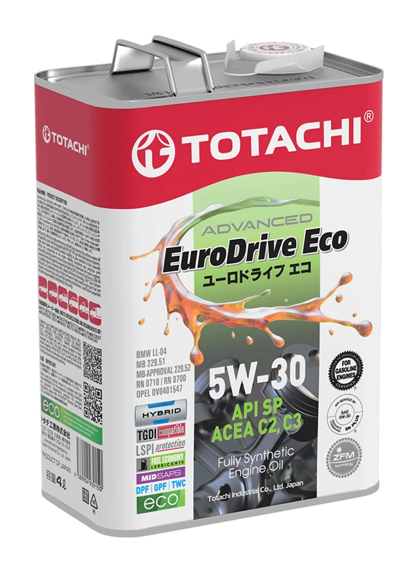 Моторное масло Totachi EURODRIVE ECO (арт. E6604)