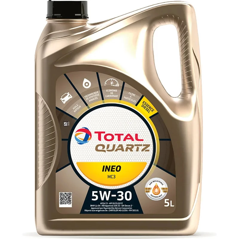Моторное масло Total Quartz Ineo MC3 5W-30 4 л