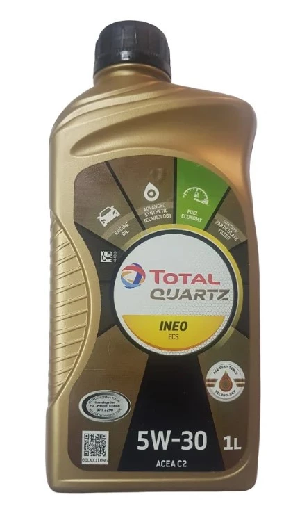 Моторное масло Total Quartz Ineo ECS C2 5W-30 синтетическое 1 л