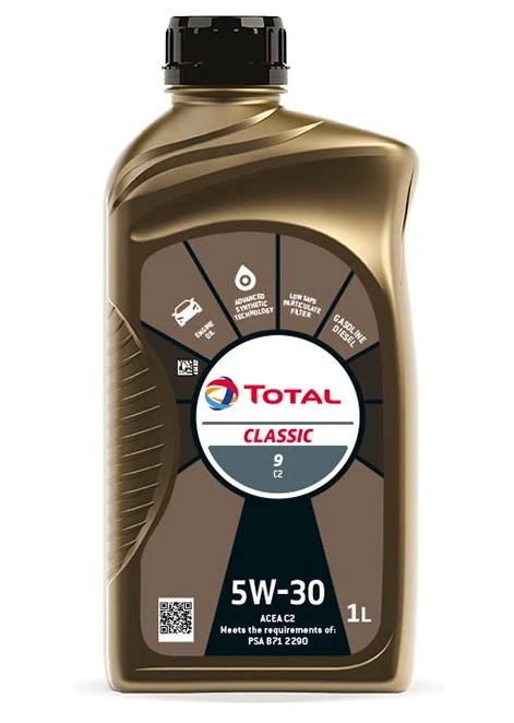 Моторное масло Total Classic 9 C2 5W-30 синтетическое 1 л