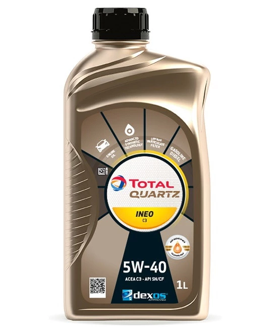 Моторное масло Total Quartz Ineo C3 5W-40 SNCF синтетическое 1 л