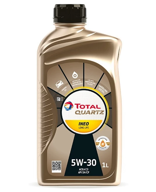 Моторное масло Total Quartz Ineo Long Life 5W-30 SN синтетическое 1 л