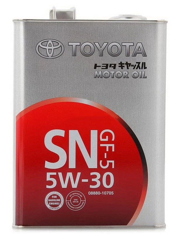 Моторное масло Toyota Motor Oil  5W-30 синтетическое 4 л