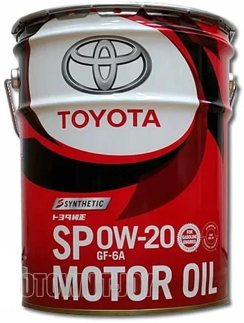 Моторное масло Toyota Motor Oil 0W-20 SP синтетическое 1 л