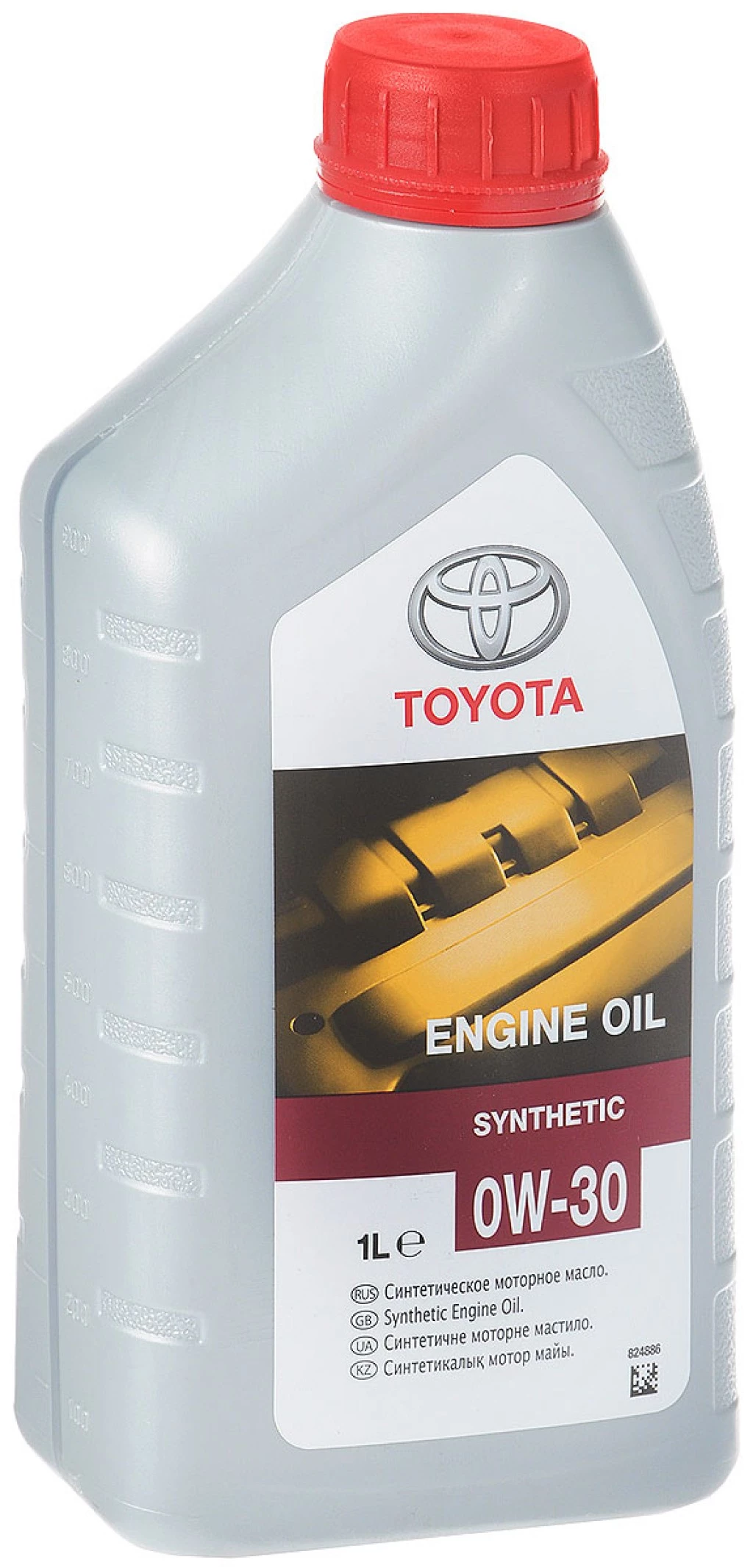 Моторное масло Toyota Engine Oil 0W-30 синтетическое 1 л