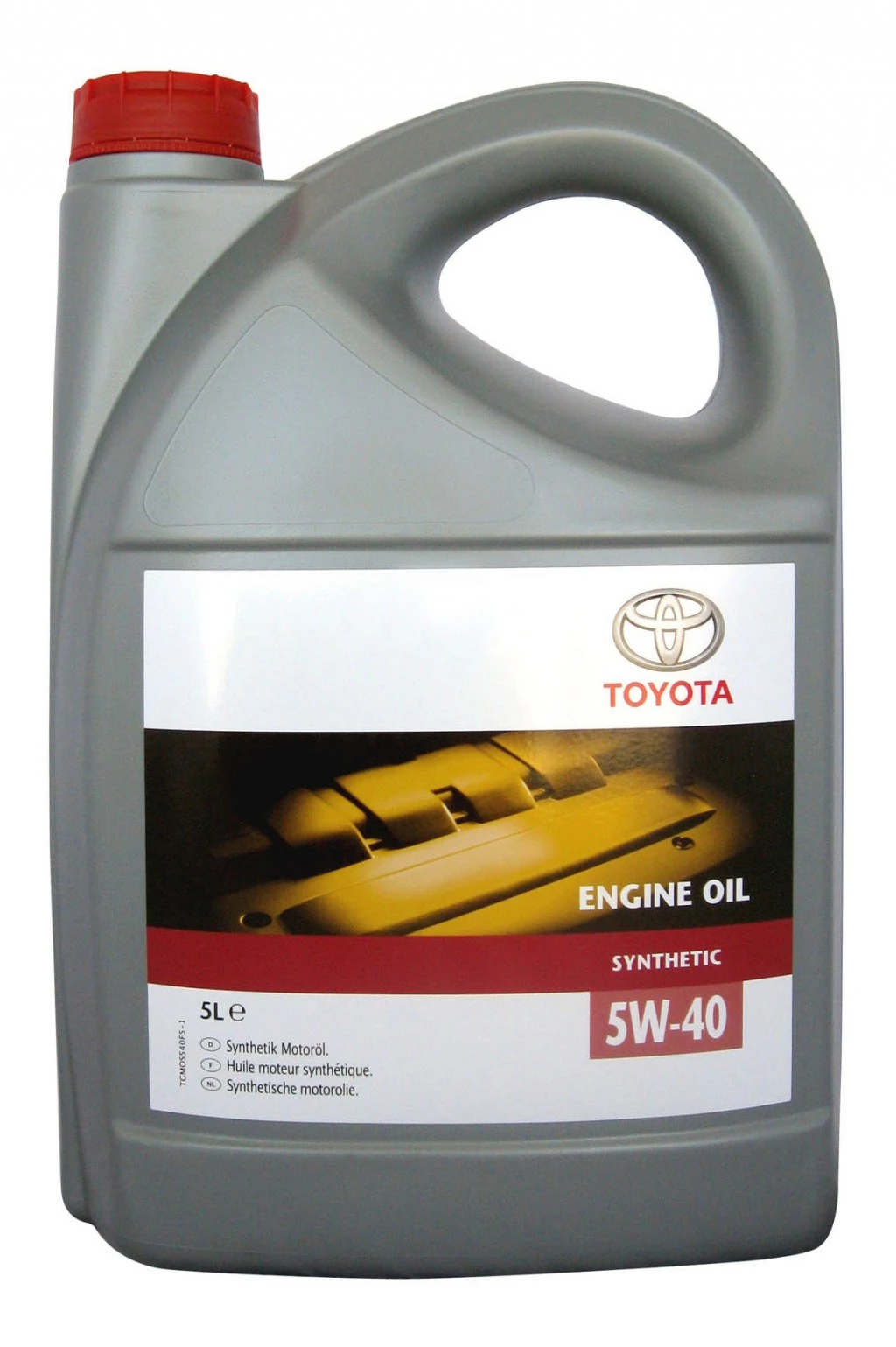 Моторное масло Toyota Engine Oil 5W-40 синтетическое 5 л, 08880-80835