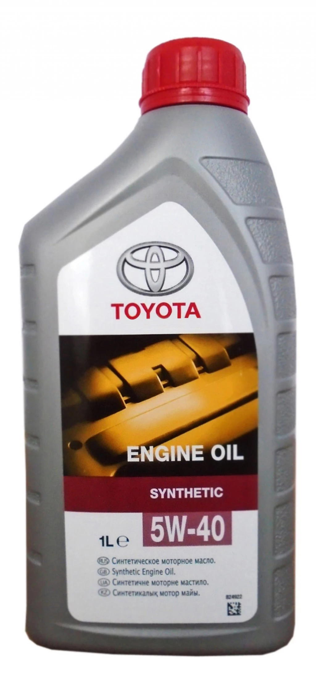 Моторное масло Toyota Engine Oil 5W-40 синтетическое 1 л.
