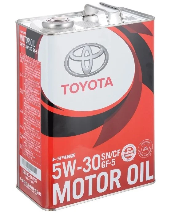 Моторное масло Toyota Motor Oil 5W-30 синтетическое 4 л
