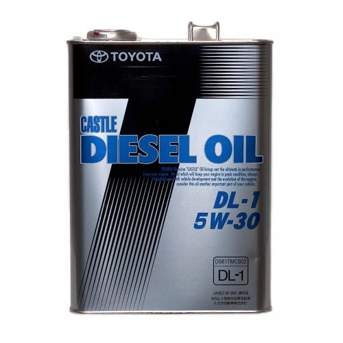 Масло моторное TOYOTA Castle Diesel Oil DL-1 5W30 (4 л) синт.