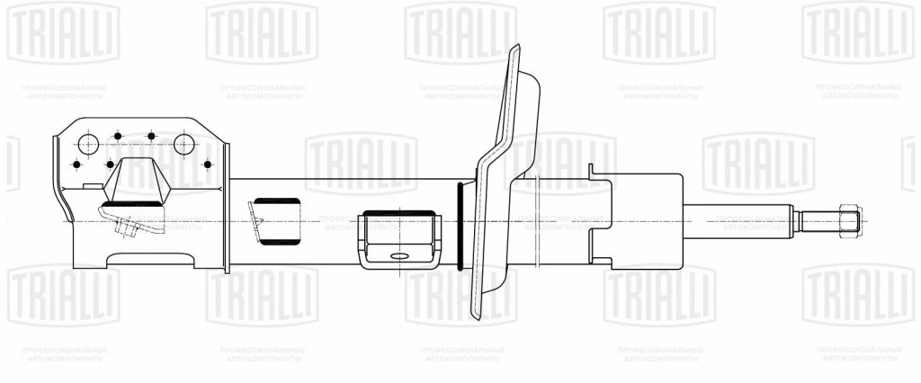 Амортизатор газовый передний левый TRIALLI AG24152