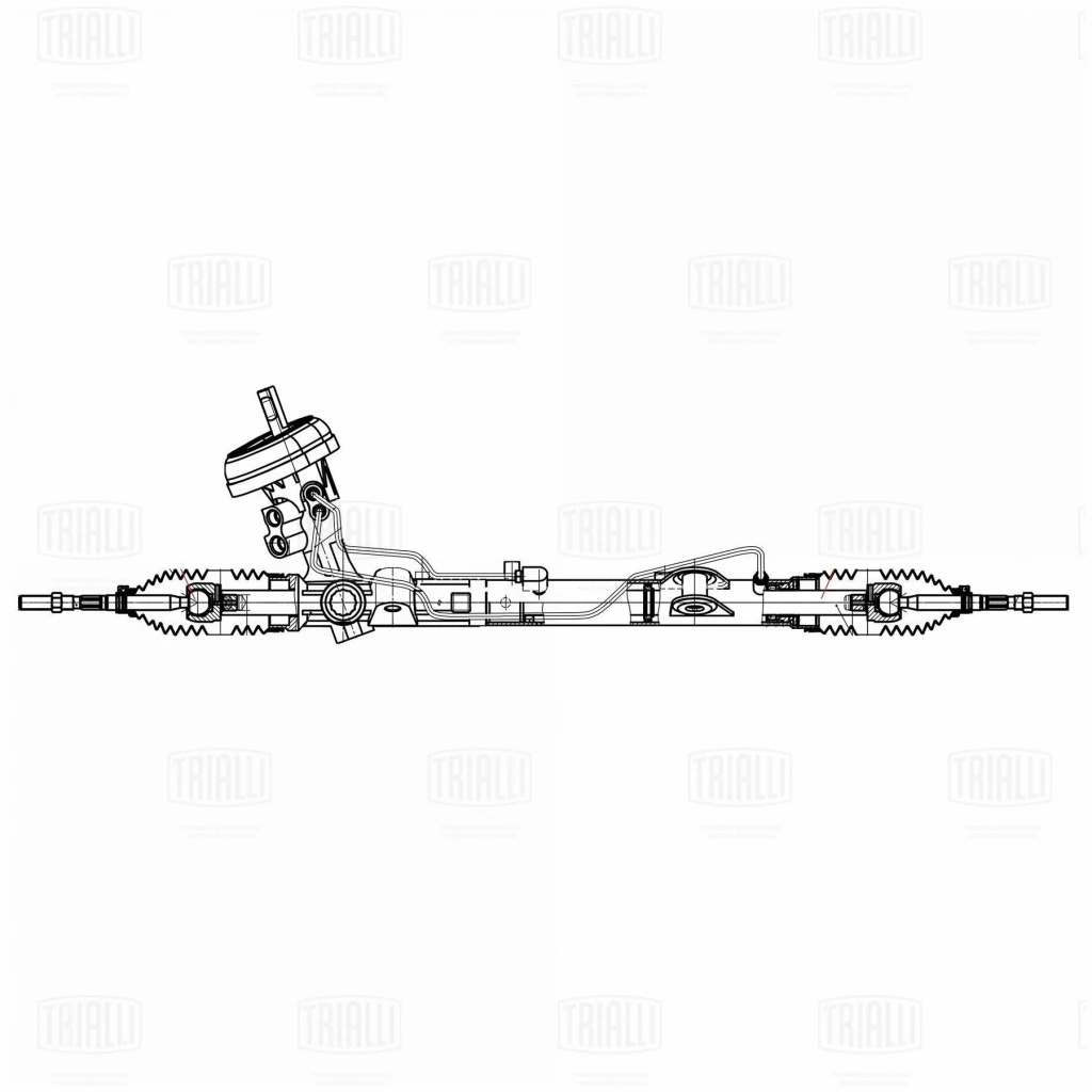 Рулевой механизм (рейка) гидравлич. Renault Duster (10-) TRIALLI CRS 7703