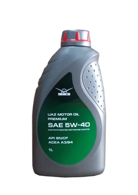 Моторное масло UAZ Motor Oil Premium 5W-40 синтетическое 1 л