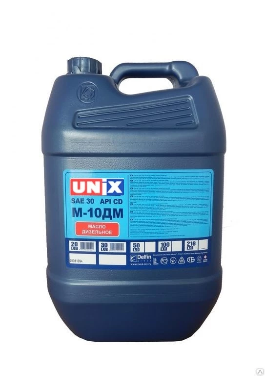 Моторное масло Unix М10ДМ 30 минеральное 30 л