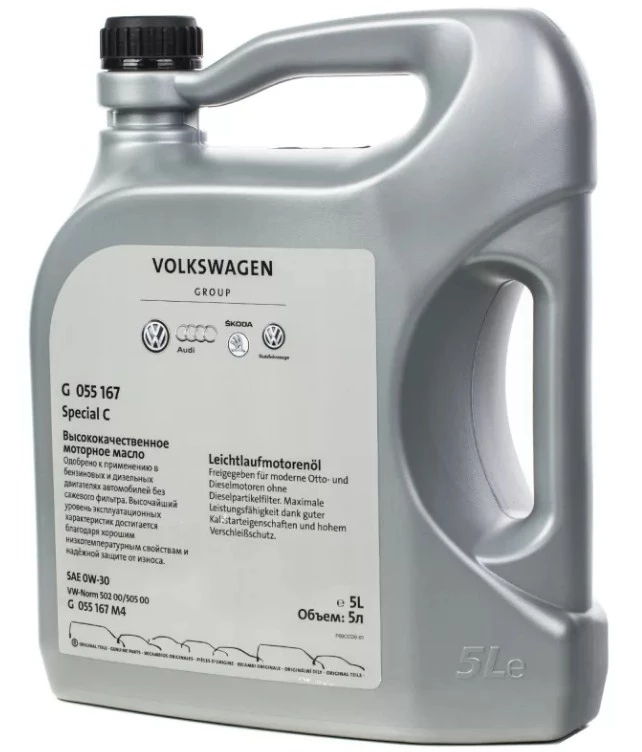 Моторное масло VAG Special C 0W-30 синтетическое 5 л-
