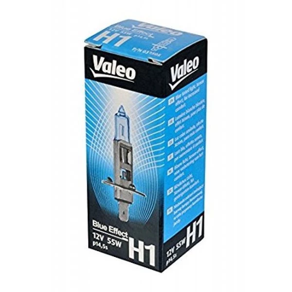 Лампа галогенная H1 12V 55W VALEO (Blue Effect)
