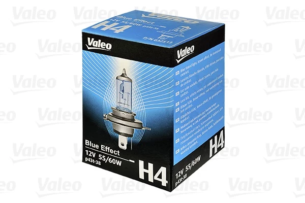Лампа галогенная H4 12V 60/55W VALEO (Blue Effect)