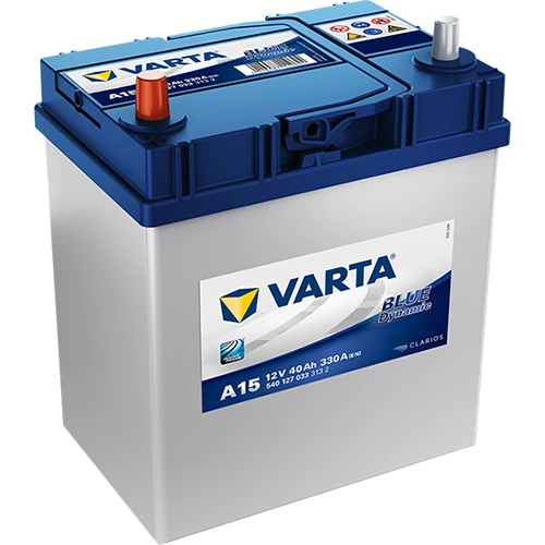 Аккумулятор легковой Varta Blue Dinamic A15 40 ач 330А ASIA Прямая полярность