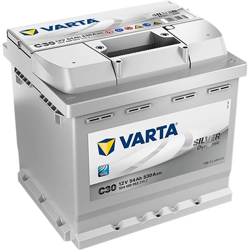 Аккумулятор легковой Varta Silver Dynamic C30 54 ач 530А Обратная полярность