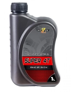 Моторное масло Wezzer Super 4Т 10W-40 1 л