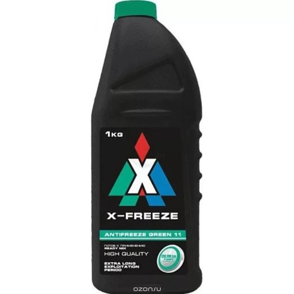 Антифриз X-Freeze Green 11 G11 -40°С зеленый 1 кг