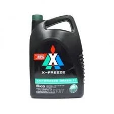 Антифриз X-Freeze Green 11 G11 -40°С зеленый 5 кг