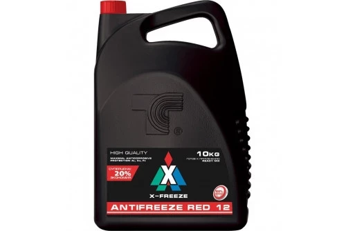 Антифриз X-Freeze Red 12 G12 -40°С красный 10 кг