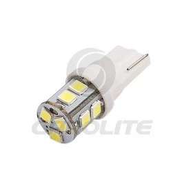 Лампа подсветки светодиодная T10 12V XENITE (11 диодов 2835 SMD W2,1*9,5D) (2 шт.)