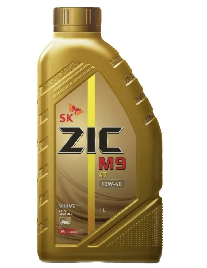 Моторное масло ZIC M9 10W-40 синтетическое 1 л