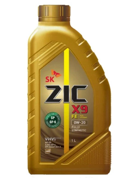 Моторное масло ZIC X9 FE 0W-20 синтетическое 1 л