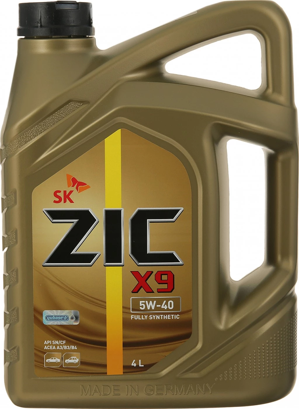 Моторное масло ZIC X9 5W-40 синтетическое 4 л