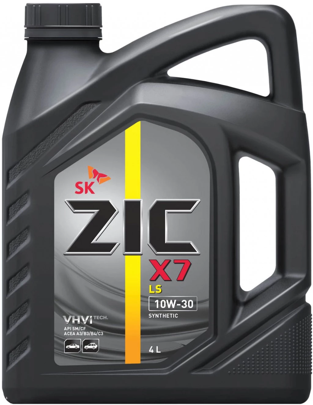 Моторное масло ZIC X7 LS 10W-30 синтетическое 4 л