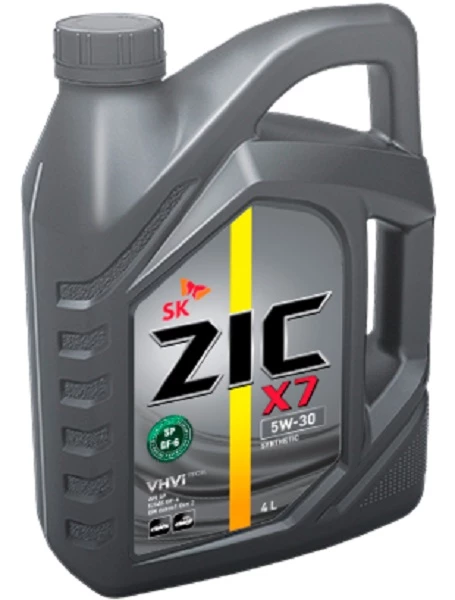 Моторное масло ZIC X7 5W-30 синтетическое 4 л