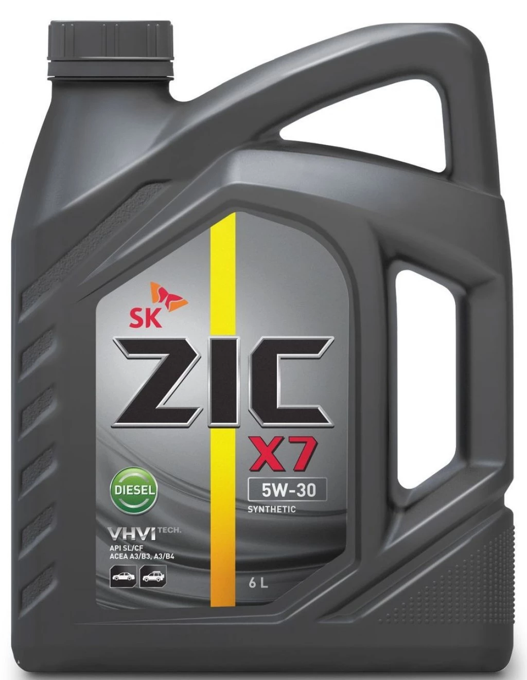 Моторное масло ZIC X7 Diesel 5W-30 синтетическое 6 л
